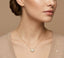 Gold Plated Heart Shaped CZ Anti Tarnish Copper Pendant For Women Bulk