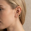 Stylish Gold Plated CZ Stainless Steel Chain Ear Cuff Earrings Bulk