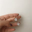 Bulk Floral Enamel Gold Plated Drop Earrings for Women