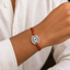White Evil Eye Rose Gold Plated CZ Red Orange Thread Rakhi For Men Bulk