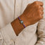 Oval Evil Eye Black CZ Pink Blue White Thread Rakhi For Men Wholesale