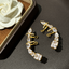 Gold Silver Geometric CZ Copper Pair Ear Cuff Earrings Women Bulk