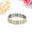 Titanium Stainless Steel Silver Gold Magnetic Therapy Health Energy Bracelet Men