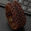 Braided Biker Funky Handcrafted Brown Leather Wrist Band Bracelet
