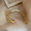 Dual Layer Pearl White Gold Stainless Steel Anti Tarnish Bracelet Bulk