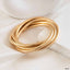 Snake Triple Layer 18K Gold Anti Tarnish Bracelet For Women Bulk