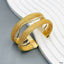 Mesh Dual Layer 18K Gold Anti Tarnish Cuff Bracelet For Women Bulk