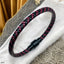 Rope Brown Black Vegan Leather Bracelet For Men Bulk