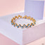 Evil Eye Enamel Blue 18K Gold Anti Tarnish Cuff Kada Bracelet Bulk