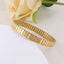 18K Gold Anti Tarnish Flexible Stackable Bracelet For Women Bulk