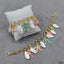 Tree Root Star Fish Charm Enamel Pearl Multicolour 18K Gold Anti Tarnish Chain Bracelet For Women