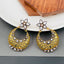Flower Chaand Bali Kundan Polki American Diamond CZ Gold Earring Bulk