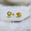 Twisted Knot 18K Gold Glossy Anti Tarnish Stud Earring For Women Bulk