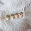 Clover Heart White 18K Gold CZ Anti Tarnish Stud Earring Bulk