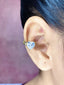 Heart CZ 18K Gold Anti Tarnish Single Ear Cuff Earring Bulk