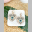 Heart Evil Eye CZ Pearl 18K Gold Black Dangler Earring Bulk