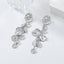 Beaten Finish Coin Silver Tassel Dangler Earring For Women Bulk