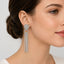Long Panther Cubic Zirconia Silver Dangler Tassel Earring Women Bulk