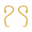 Luxury Serpent Wrap Gold Silver Plated Alloy Ear Cuff Earrings Bulk