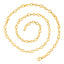 Delicate Geometric 22K Gold Plated 246 In Chain For Women