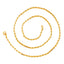 3D Traditional 22K Gold Plated 24" Chain For Men Women