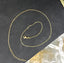 Slim Link Copper 18K Gold Chain Necklace For Women "18 Bulk