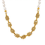 Majorie Pearl White Gold Stainless Steel Anti Tarnish Necklace Bulk