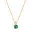 Emerald Cut Round Rose Silver Yellow Gold CZ Brass Pendant Chain Bulk