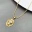 Panther Solitaire CZ Crystal 18K Gold Anti Tarnish Necklace Bulk