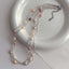 Dual Layer Pearl Silver Anti Tarnish Layer Necklace For Women Bulk