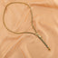 Long Black 18K Gold Anti Tarnish Zip Chain Necklace For Women Bulk