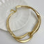 CZ 18K Gold Anti Tarnish Hasli Thick Choker Necklace For Women Bulk