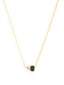 Modern Geometric Rose Silver Gold CZ Anti Tarnish Brass Necklace Bulk