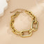 Curb Single Layer Gold Silver Hip Hop Joint Link Chain Necklace Bulk