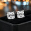 Designer Silver Emerald Cut CZ Anti Tarnish Copper Stud Earrings Bulk