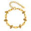 Bulk Chunky Link Chain Gold Silver Plain Stainless Steel Bracelet