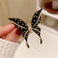 Black Premium Butterfly Gold Plated CZ Copper Anti Tarnish Brooch Bulk