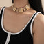 Lion Head Face 18K Gold Choker Necklace For Women Bulk