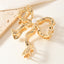 Designer Ribbon Clutch Clip Gold Silver Hair Accessory For Women Bulk