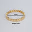 Heart Stretchable Gold Plated CZ Anti Tarnish Brass Bracelet Wholesale