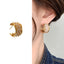 18K Gold Silver Cubic Zirconia Anti Tarnish Hoop Earring Women Bulk