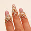 Luxury Multi-Style Marquise Stone Gold Silver CZ Copper Ring Wholesale