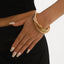 Bulk Pink Coil Wrap Style Rose Gold Plated Plain Bracelet For Women