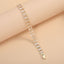 Wholesale Double Strand Baguette Tennis Gold Silver CZ Copper Bracelet
