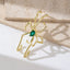 Gothic Spider Design Gold Silver Plated CZ Single Ear Cuff Earrings Bulk