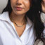 Gold Cuban link Cubic Zirconia Anti Tarnish Copper Necklace Bulk