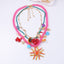 Ocean Sea Face Animal Colorful Beads Multi Layered Necklace Women Bulk