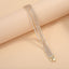 Wholesale Premium Line Round Cut Gold Silver Plated CZ Copper Bracelet
