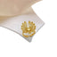 Gold Silver Flower Cubic Zirconia Copper Adjustable Ring For Women Bulk