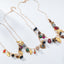 Multi Gemstone Pearl Gold Multiple Charm Necklace Chain Pack Of 3 Bulk